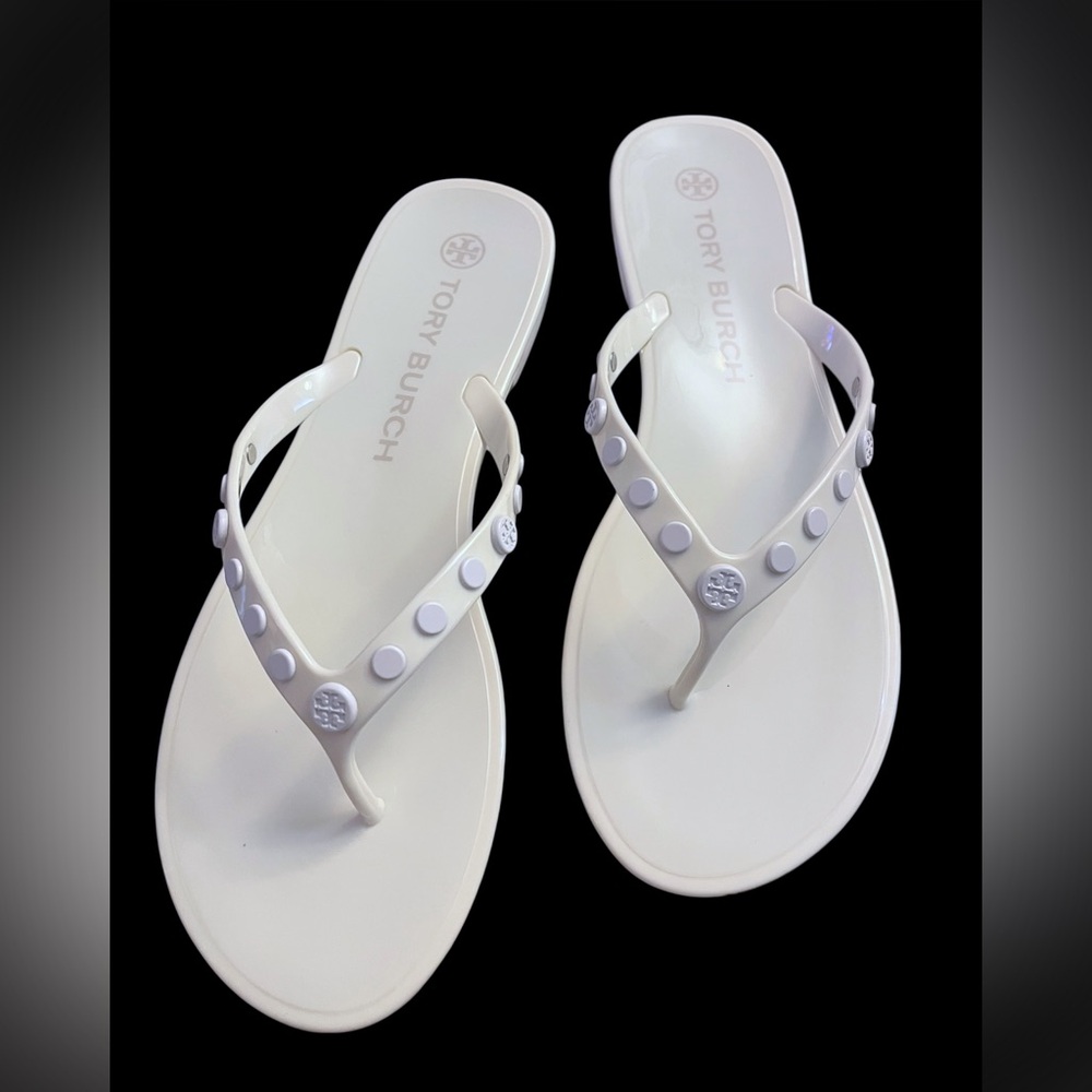 Tory Burch white sandals size 9